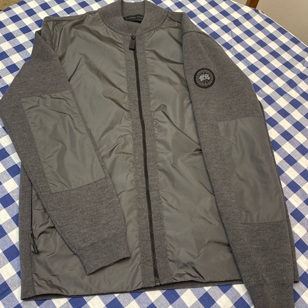 Canada Goose Windbridge Full Zip Sweater L Iron Grey